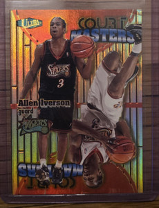 1997-98 FLEER ULTRA COURT MASTERS ALLEN IVERSON REFRACTOR
