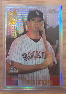 1996 TOPPS CHROME REFRACTOR TODD HELTON RC SSP RARE