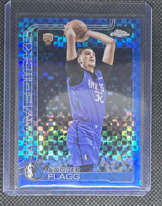 2025-26 Topps Chrome Blue X-fractor Cooper Flagg Rc