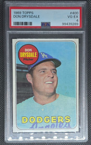 1969 Topps Don Drysdale Psa 4