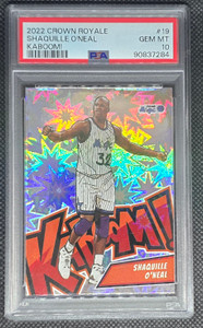 2022 Crown Royale Kaboom! Shaquille O'neal Psa 10
