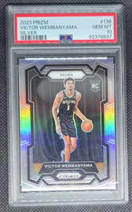 2023 Prizm Silver Victor Wembanyama Rc Psa 10