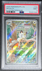 2025 Pokemon Meowth Illustration Rare Psa 9