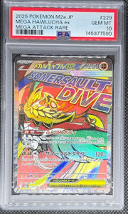 2025 Pokemon Mega Hawlucha Ex Rare Psa 10