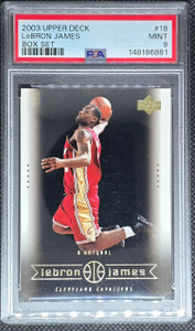 2003 Upper Deck Box Set Lebron James Rc Psa 9