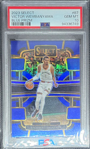 2023 Select Blue Victor Wembanyama Rc Psa 10