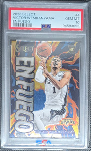 2023 Select En Fuego Victor Wembanyama Rc Psa 10