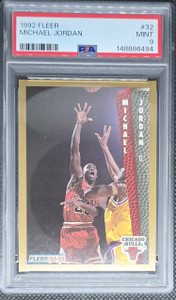 1992 Fleer Michael Jordan Psa 9