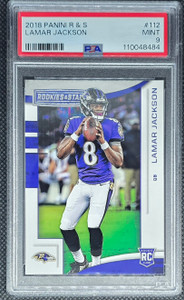 2018 Rookies & Stars Lamar Jackson Rc Psa 9