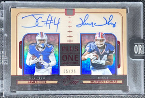 2024 Panini One James Cook/thurman Thomas Auto /20