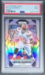 2017 Prizm Silver Myles Garrett Rc Psa 9