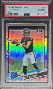 2023 Donruss Optic Holo Cj Stroud Rc Psa 10
