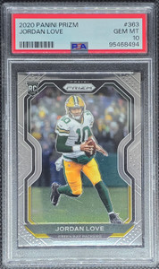 2020 Prizm Jordan Love Rc Psa 10