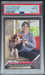 2023 Topps Now Shoei Ohtani Offseason Psa 10