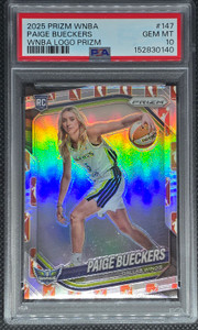 2025 Wnba Prizm Logo Paige Bueckers Rc Psa 10