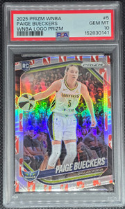 2025 Wnba Prizm Logo Paige Bueckers Rc Psa 10
