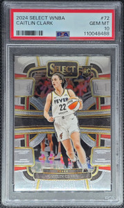 2024 Select Wnba Caitlin Clark Rc Psa 10