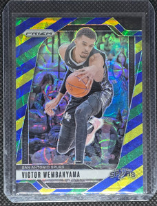 2024-25 Prizm Blue/yellow/green Victor Wembanyama
