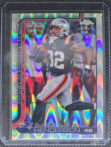 2025 Topps Chrome Fortune Silver Treveyon Henderson Rc