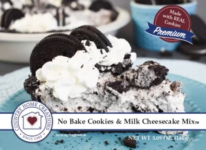 No Bake Cookies & Milk Cheesecake Mix