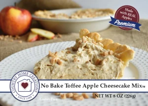 No Bake Toffee Apple Cheesecake Mix