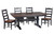WORMY MAPLE-42 X 72 TRESTLE BASE EXTENSION TABLE W/2 LEAVES (8/4 CLEAR MAPLE)