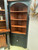 LARGE CORNER CUPBOARD, COLONIAL STYLE-MICHAEL'S CHERRY/BLACK