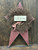 25" WOOD STAR W/WELCOME-BURG