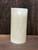 3X6 LED FLICKERING WICK CANDLE W/TIMER, WHITE