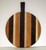 ROUND CHARCUTERIE BOARD TRIPLE WOOD
