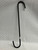 12" PLAIN S HOOK BLK 12S