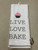 KITCHEN TOWEL-LIVE, LOVE, BAKE-WHITE KITCHEN TOWEL-LIVE, LOVE, BAKE-WHITE