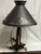 BETSY ROSS LAMP WITH CHISEL SHADE IN KETTLE BLACK_ 1 OF 2 BETSY ROSS LAMP WITH CHISEL SHADE IN KETTLE BLACK_ 1 OF 2