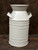 MILK CAN, 10.5"H x 6" DIA. CREAM