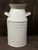 MILK CAN, 17.5"H x 9" Diameter, Cream