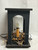 WOOD BOX, 11 W/ELECTRIC LIGHT, BLACK WOOD BOX, 11 W/ELECTRIC LIGHT, BLACK