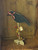 WOOD CROW ON STICK W/RED BERRIES WOOD CROW ON STICK W/RED BERRIES