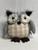 OWL, GRAY & GINGHAM 8"x4.75"x7"