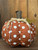 Fabric Pumpkin 12" Polka doted