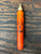 7" STENCILED JACK O LANTERN ORANGE LED-TAPER 7" STENCILED JACK O LANTERN ORANGE LED-TAPER