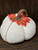 White Knit Pumpkin, Large, 9" White Knit Pumpkin, Large, 9"