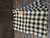Burlap Black Check Placemat Fringed Set 1 of 6 12x18