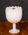 Diamond Milk Glass Goblet Summer Breeze Candle