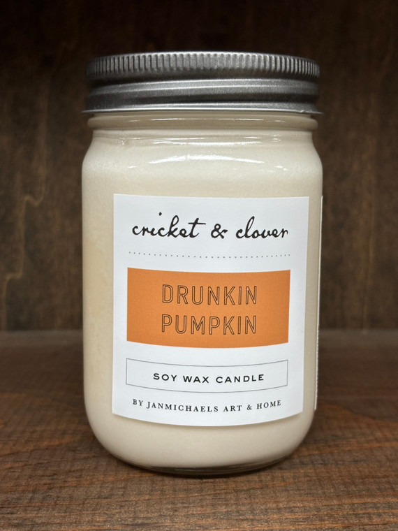 DRUNKIN PUMPKIN  8oz Candle