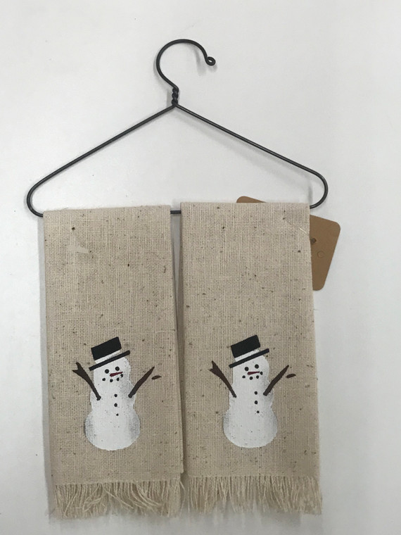 MINI TOWEL- SNOWMAN