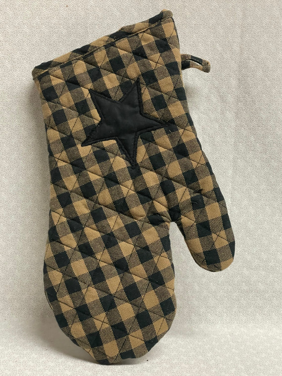 Black Star Oven Mitt