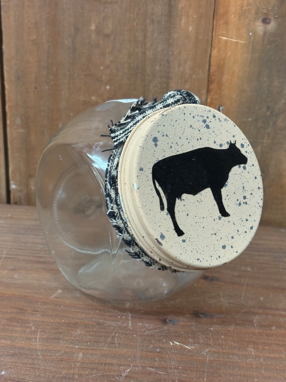 SM COW CANDY JAR