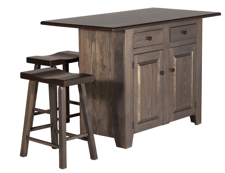 KITCHEN ISLAND W/GLIDERS