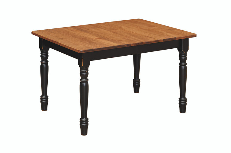 EXTENSION TABLE 36" X 48" TABLE W/2 LEAVES (IN 1" MAPLE ONLY)