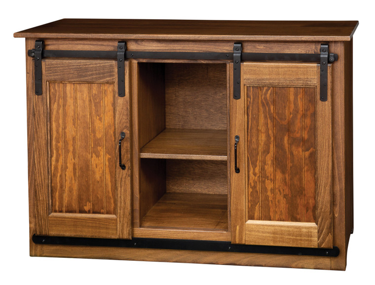 48" BARN DOOR TV CABINET